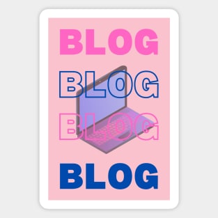Blog Blog Blog Blog - design for bloggers Magnet